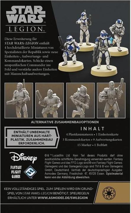 Actual product image FFG FFGD4670 - Specialists of the Republic: Star Wars Legion (extension, DE edition) (German)