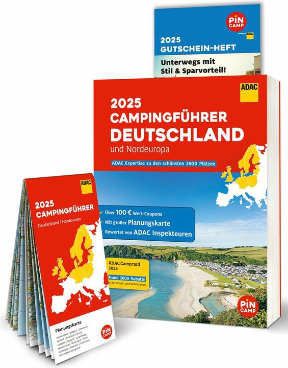 Actual product image Adac Campingführer Deutschland/Nordeuropa 2025 (German, 2024)