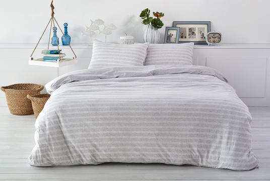 Immagine prodotto Living Home Maglia melange double face (Set di biancheria da letto, 135 x 200 cm, 80 x 80 cm)