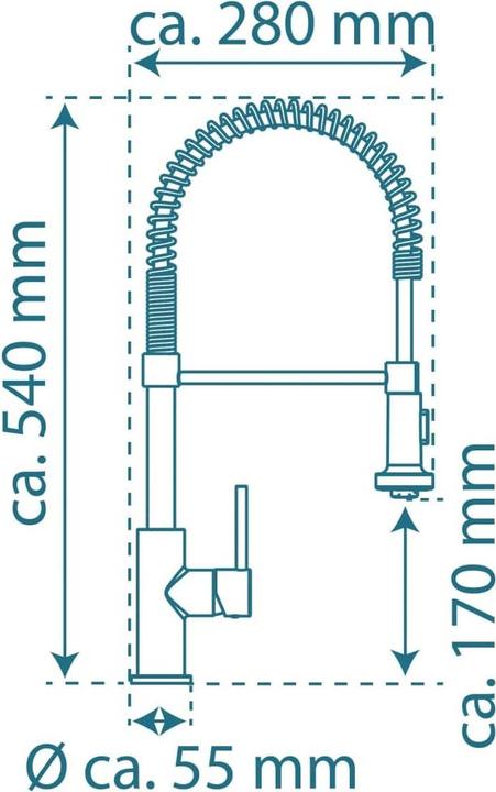 Image du produit Schütte Robinet d'évier à ressort hélicoïdal BOSTON