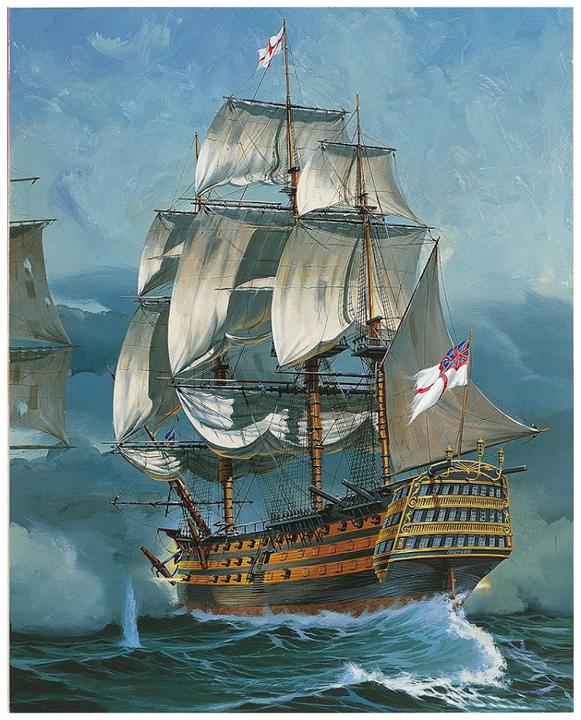 Actual product image Revell Battle of Trafalgar Gift Set