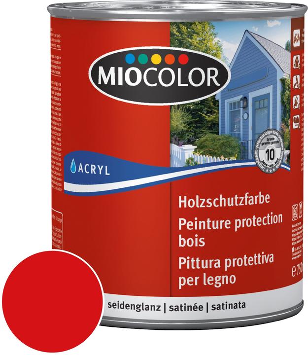Actual product image Miocolor Wood preservative paint (Swedish Red, 0.75 l)
