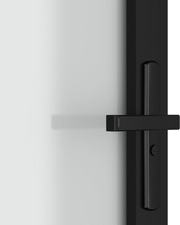 Produktbild Diverse Hardware Innentür 102,5x201,5 cm Schwarz Mattglas und Aluminium