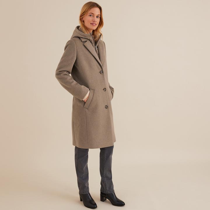 Produktbild Anne Weyburn Wintermantel mit abnehmbarer Kapuze (50)