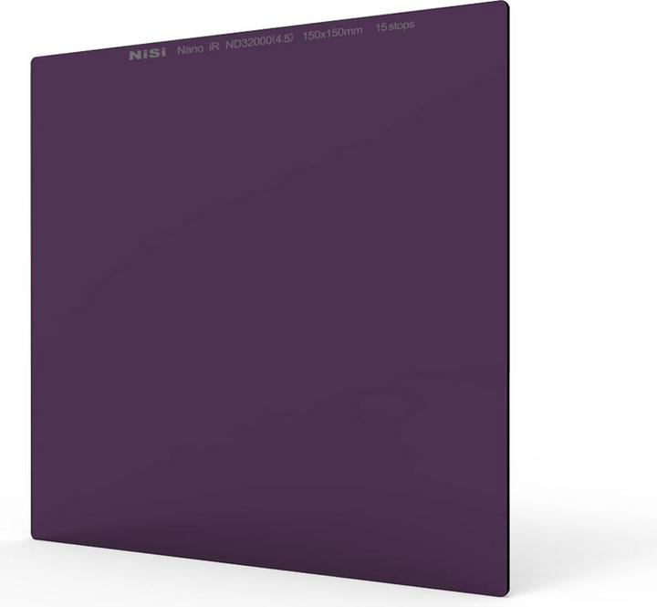 Produktbild Nisi IR ND32000 (4.5) 150x150mm 15 Stop Graufilter (150 mm, ND- / Graufilter, 150 mm)