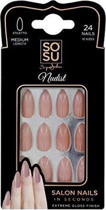 Image du produit Sosu Cosmétiques - Artificial nails Nudist (Salon Nails) 24 pcs