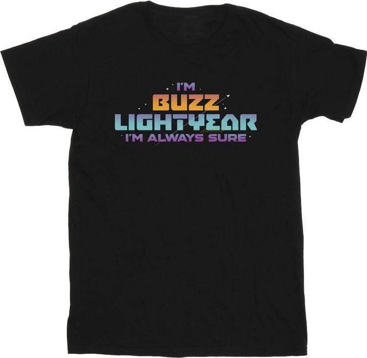 Actual product image Disney Mens Lightyear Always Sure Text T-Shirt (3XL)