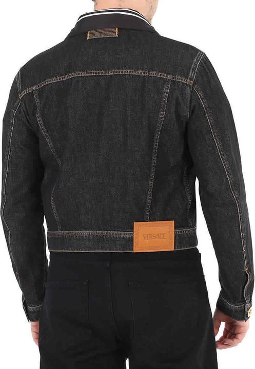 Actual product image Versace Medusa Motif Denim Jacket (52)