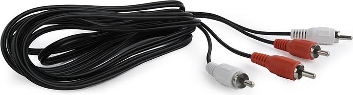 Productafbeelding Cablexpert CCA-2R2R-6 Audiokabel 1,8 m 2 x RCA Zwart (1.80 m)