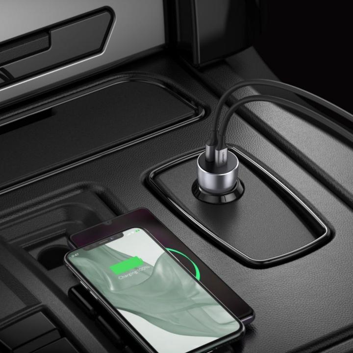 Actual product image Ugreen USB-C PD + USB-A QC 36W Car Charger