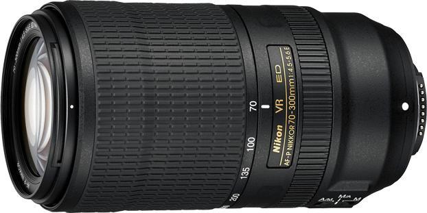 Image du produit Nikon AF-P Nikkor 70-300mm f/4.5-5.6E ED VR (Nikon F, Plein format, APS-C / DX)