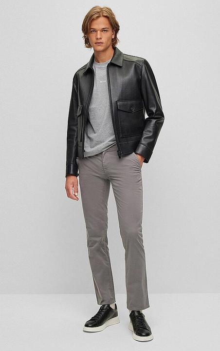 Actual product image Hugo Boss Boss Orange Schino-Slim Chino Slim Fit Dark Grey (W30/L32)