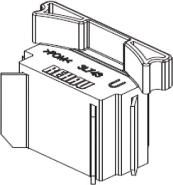Actual product image Rehau Glider for end strip RAUVOLET E 23 (2 pcs.)