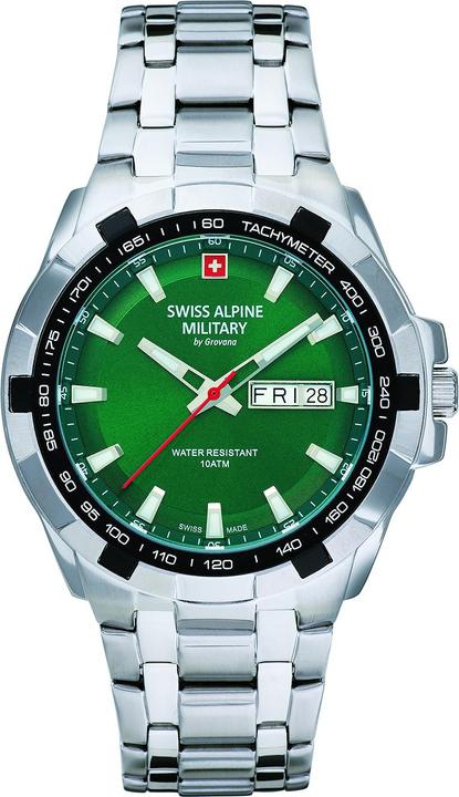Image du produit Swiss Alpine Military 7043.1134 Day-Date 42mm 10ATM (Montre analogique, 42 mm)