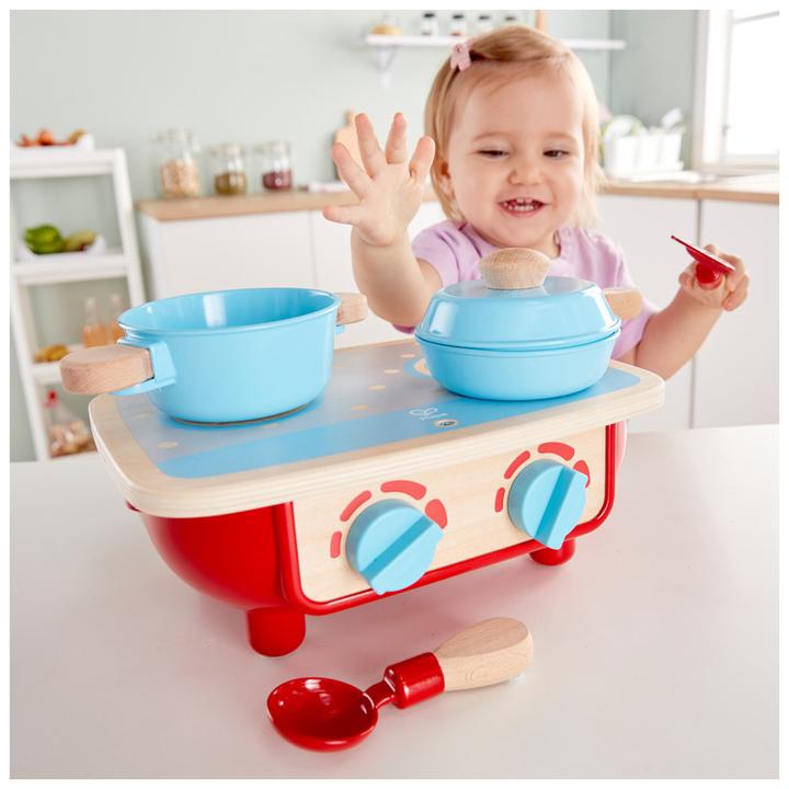 Actual product image Hape Kitchen set play stove