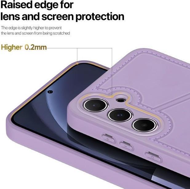 Actual product image Dux Ducis Rafi II Series Samsung Galaxy S25 Plus Case - Purple (Samsung Galaxy S25+)