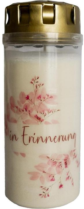 Actual product image Herzog Kerzen Grave candle In memory 6 x 15 cm, white (1 pcs.)