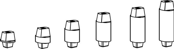 Actual product image Dormakaba thru axle for BTS 75V / 80 / 84 (French window, Wooden door, Room door, Entrance door, Indoor)