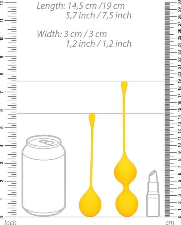 Produktbild Shots Silicone Kegel Balls Training Set - Carambola