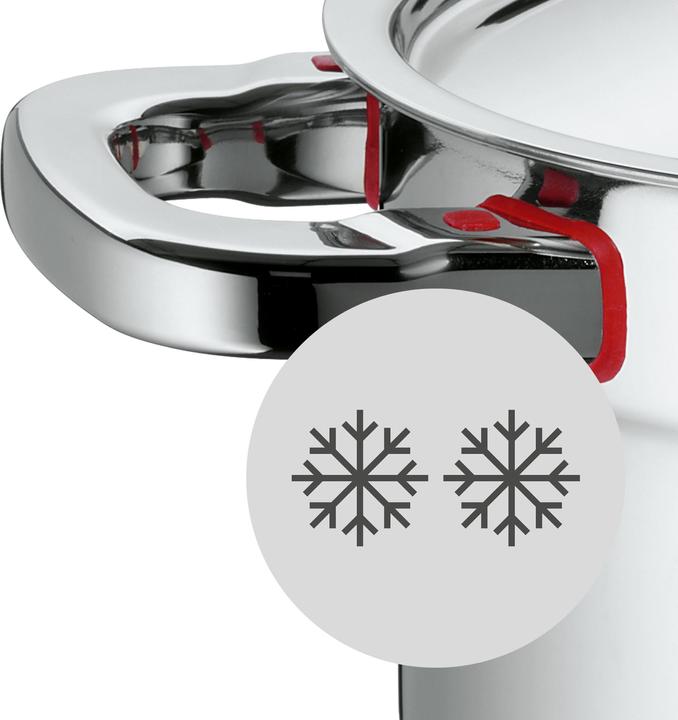 Image du produit WMF Cocotte PREMIUM ONE argentée (16 cm, Cocotte + faitout, Acier inoxydable)