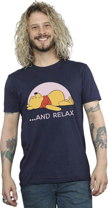 Actual product image Disney Mens Winnie The Pooh Relax T-Shirt (XL)
