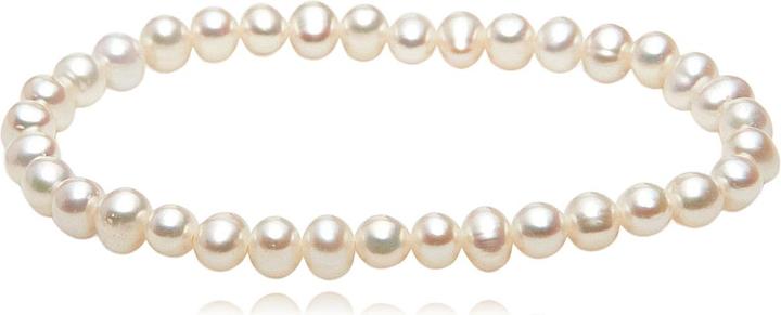 Actual product image Leyda Bracelet Pearl White (19 cm, Perle)