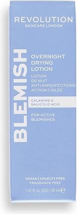 Actual product image Makeup Revolution Skincare Overnight Targeted Blemish Lotion (30 ml, Night cream)