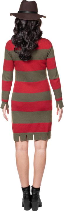Produktbild Metamorph Freddy Krueger Kostüm für Frauen mit Hut und original Handschuh (XXL)