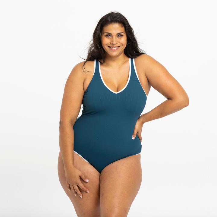 Produktbild Nabaiji Badeanzug Damen Virginia dunkelblau (38)