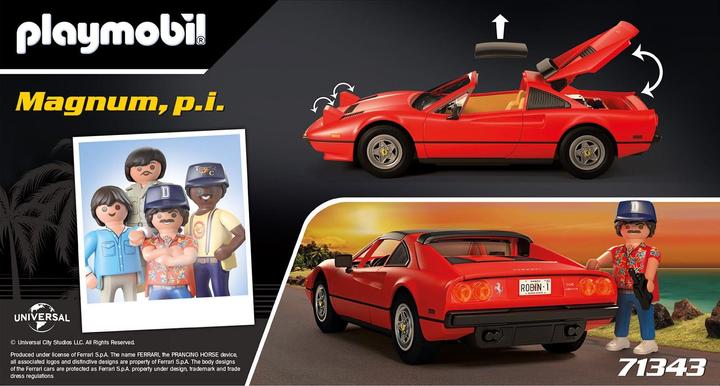 Immagine prodotto Playmobil Magnum, p.i. Ferrari 308 GTS Quattrovalvole (71343)
