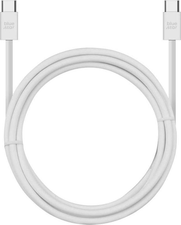 BlueStar Cable Blue Star BLUE STAR cable Type C to Type C 6A 60W QC4.0 Q28 1 m white (1 m, USB 3.0)