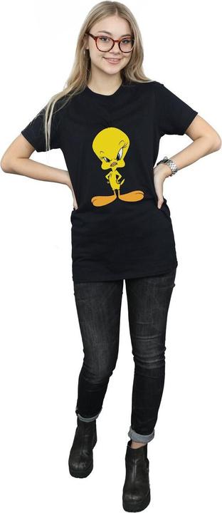 Image du produit Looney Tunes Femme/Les femmes - T-shirt boyfriend en coton avec Tweety en colère (XL)