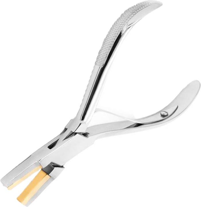 Actual product image Star Piercing Flachzange mit Messingbacken (Surgical steel 316L, Brass)