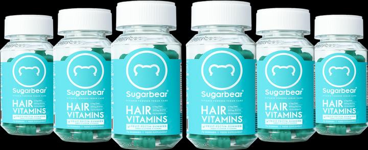 Image du produit Sugarbearhair Hair Vitamins Gommes 6 mois (6 pièce(s), Gummies, 900 g)