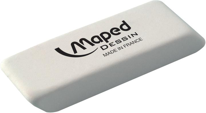 Actual product image Maped Rubber eraser design, medium, white