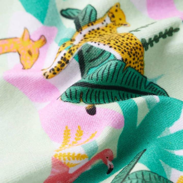 Actual product image VidaXL Children's shorts with drawstring Light mint green 140,Material (140)