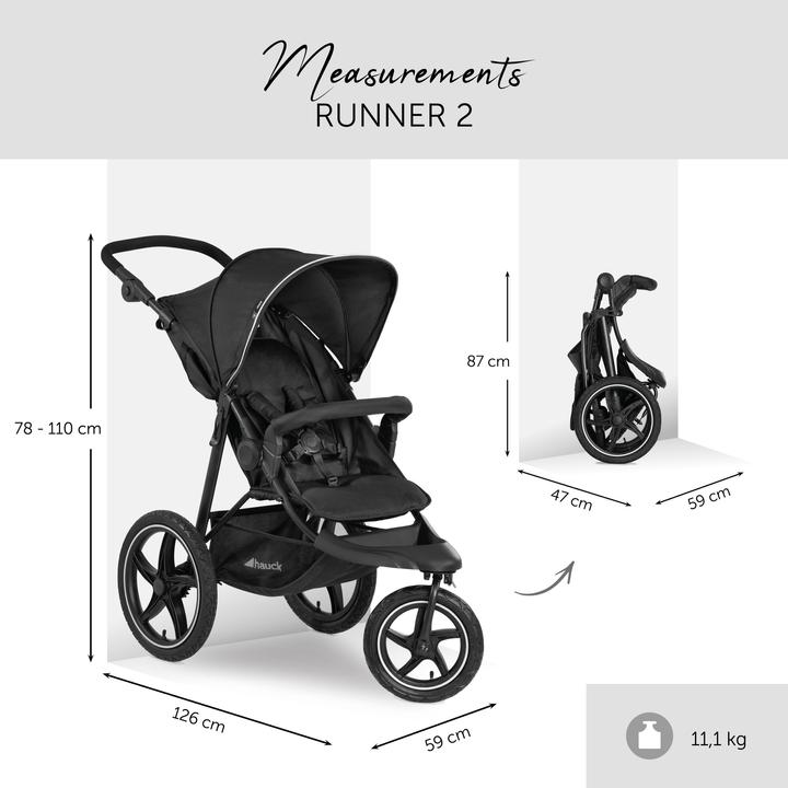 Produktbild Hauck Runner 2 Black