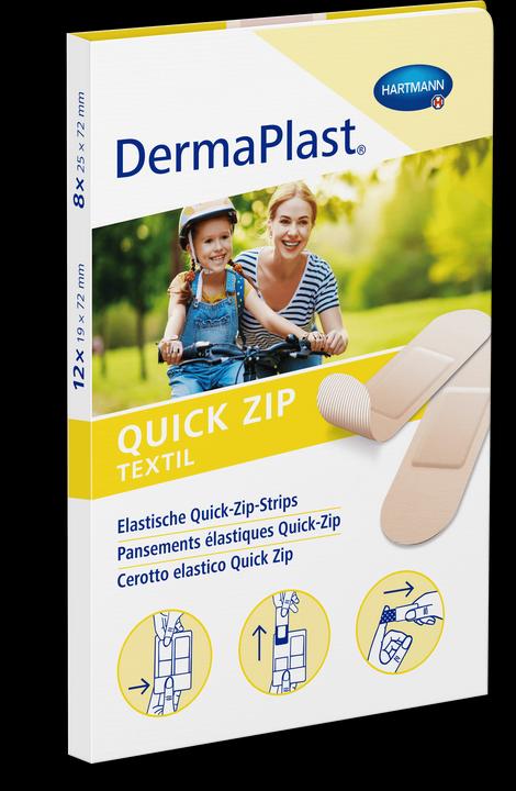 Image du produit DermaPlast Quick Zip Textil Pansement adhésif (20 x)