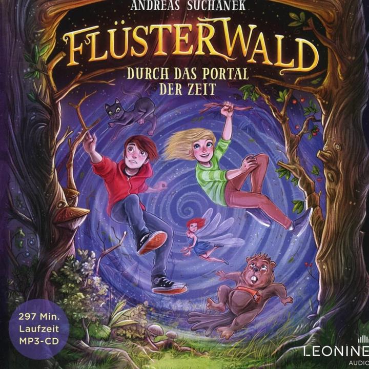 Immagine prodotto Leonine Flüsterwald 3 - Attraverso il portale del tempo (CD mp3) (Andreas, Suchanek, Tedesco)