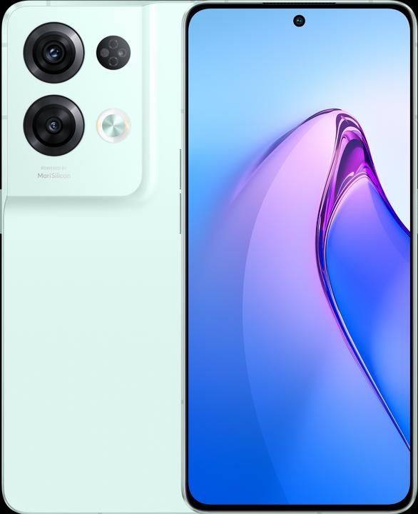 Produktbild OPPO Reno 8 Pro (256 GB, Glazed Green, 6.70", Dual SIM, 50 Mpx, 5G)