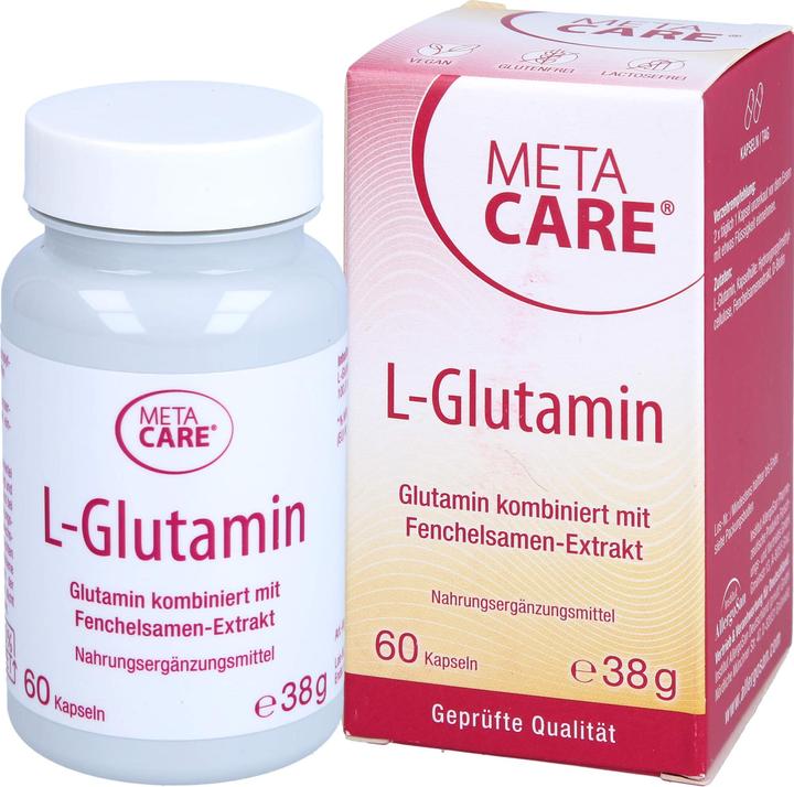 Produktbild Meta Care L-Glutamin Kapsel 500 mg (60 Stück, Kapseln, 60 g)