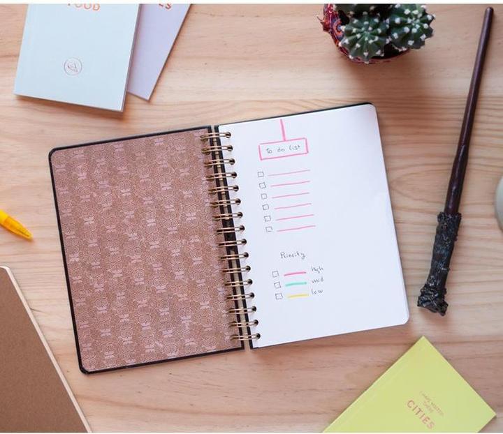 Actual product image Notebook Harry Potter A5, Blank, Brown (A5, Plain, Hardcover)
