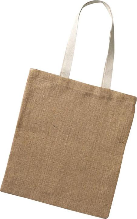 Actual product image MidOcean Juhu Plain Jute Shopper Bag