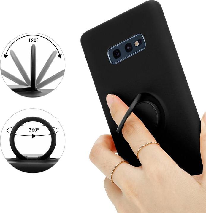 Productafbeelding Cadorabo TPU Vloeibare Ring Silicone Hoesje (Samsung Galaxy S10e)