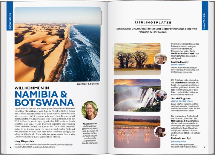 Immagine prodotto Reiseführer Namibia & Botswana (Tedesco, Regno di Sarh, Narina Exelby, Mary Fitzpatrick, 2024)