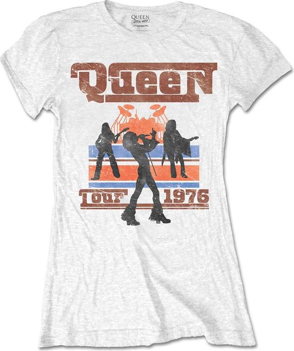 Actual product image Queen Womens/Ladies 1976 Tour Silhouette T-Shirt (L)