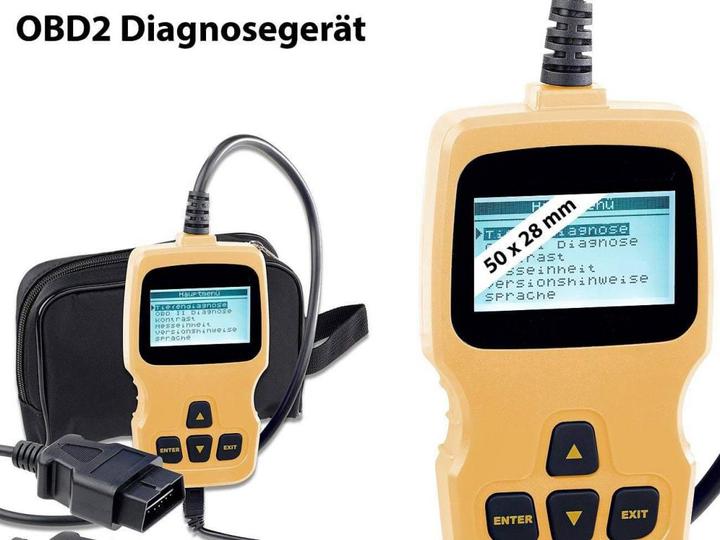 Actual product image Lescars OBD2 diagnostic device