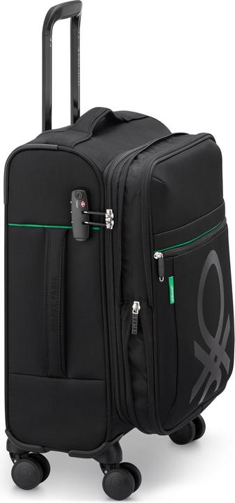 Image du produit Delsey ParisxUnited Colors of Benetton Color Block 4 roues trolley cabine S 55 cm avec soufflet d'extension (43 l, Bagage à main (jusqu'à 50l))