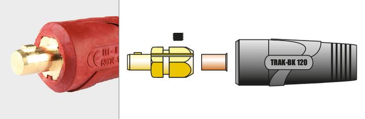 Produktbild Elmag Schweisskabel-Stecker, schwarz