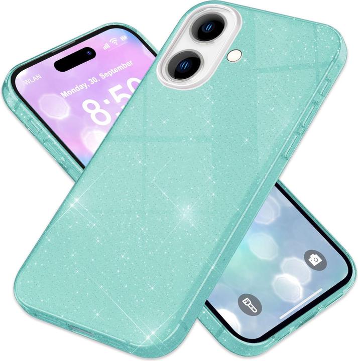 Produktbild Nalia Glitzer Hybrid Hülle (Apple iPhone 16)